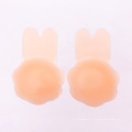 article chaud en forme d&#39;oreille de lapin en silicone invisible soulever la couverture de mamelon